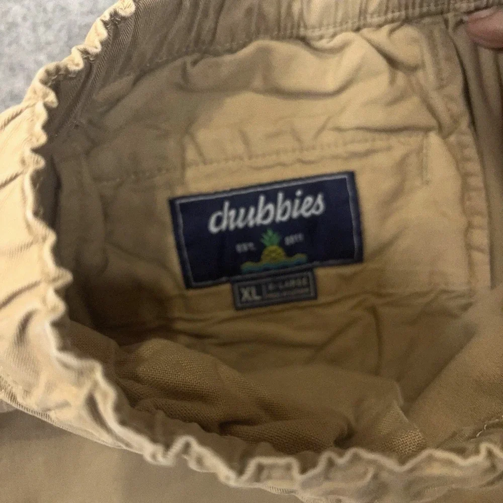 Chubbies Originals Altitudes Shorts Mens Sz XL Tan Reg Fit Pockets 5.5